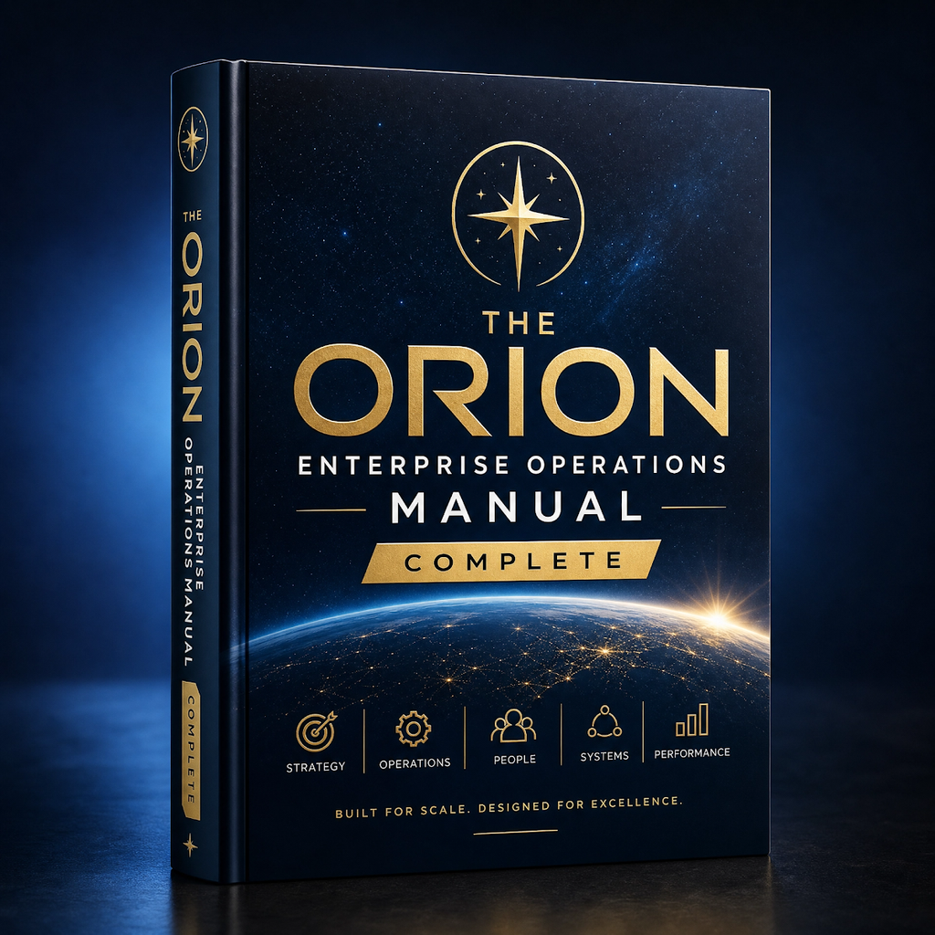 The Orion Enterprise Operations Manual cover