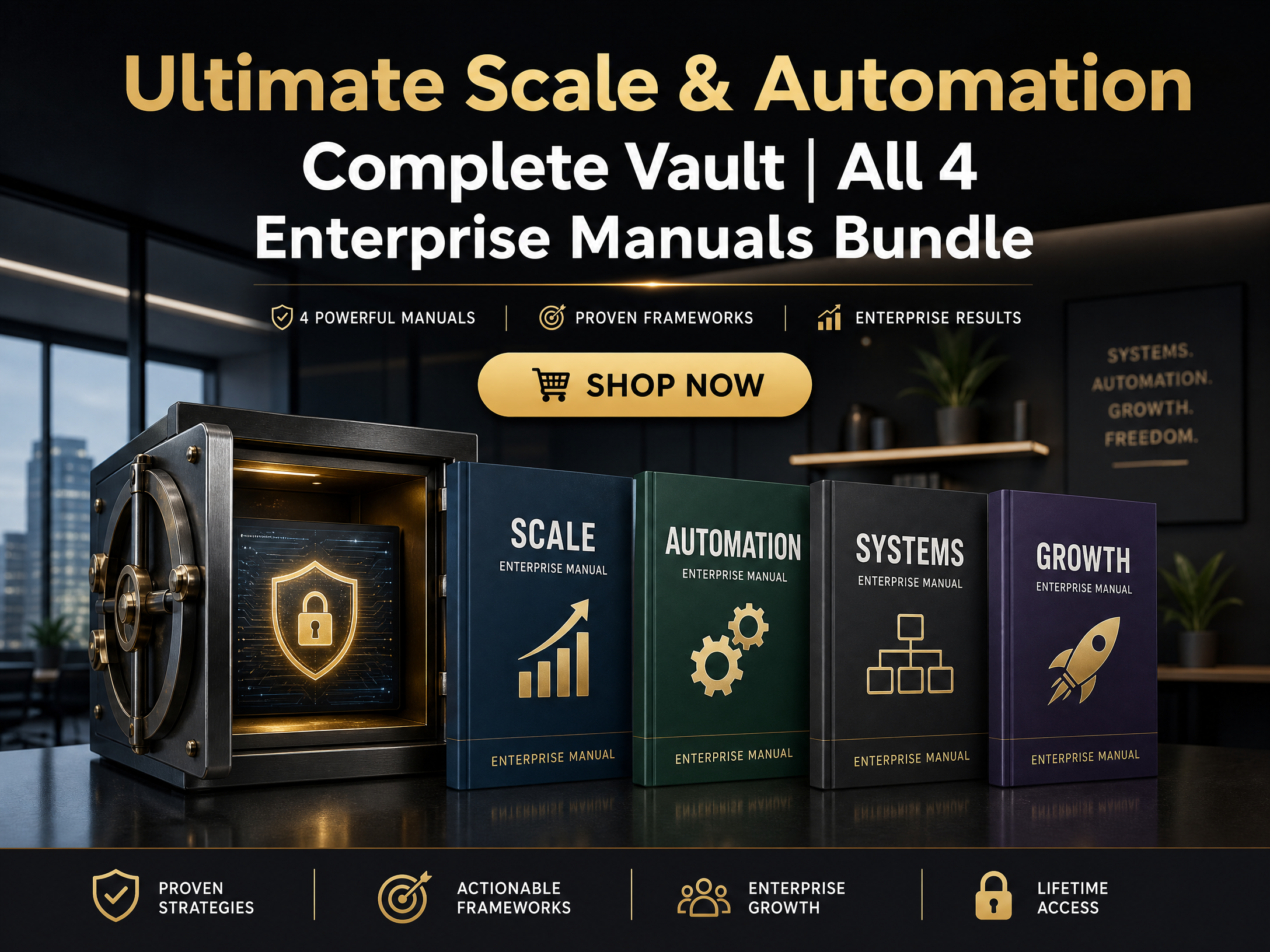 Ultimate Scale & Automation Complete Vault | All 4 Enterprise Manuals Bundle